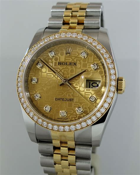 rolex due toni ya|rolex diamond watch 18 ct.